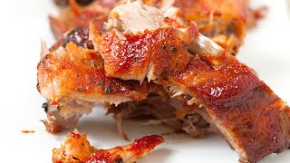 Easy Fall Off the Bone Oven Baked Ribs Recipe [upl. by Avirt159]