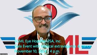 SGML Eye Hospital USA  Gala event Invitation  November 10 2024 [upl. by Gisella]