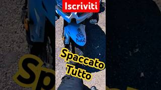 🫢Ho spaccato tutto😵MOTO ROTTA😤ma il viaggio continuaiscriviti shorts short motovlog moto [upl. by Adnaval]