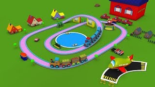 train cartoon  train cartoon for children  cartoon train  train  chu chu train [upl. by Asyram]