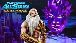 Playstation All Stars Battle Royale Zeus Arcade Walkthrough Commentary PS3 HQ [upl. by Greiner]