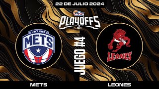 Mets de Guaynabo vs Leones de Ponce  Juego 4  BSN2024 [upl. by Liagabba352]