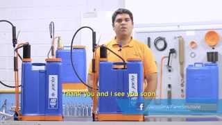 Jacto HD  How to assemble the manual knapsack sprayer [upl. by Zuckerman30]