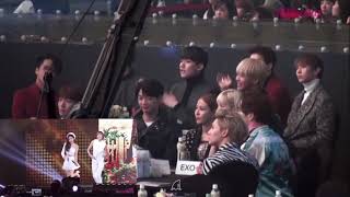 Taemin reaction to naeun dance remember  泰民娜恩眼神接觸的𣊬間 [upl. by Anayhd]