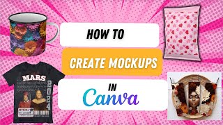 How to create mockups in Canva [upl. by Goldner]