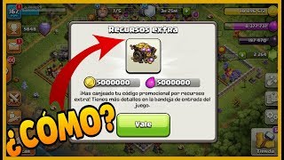 RECURSOS GRATIS EN CLASH OF CLANS CON CÓDIGOS PROMOCIONALES ¿CÓMO EXPLICACIÓN guillenlp28 [upl. by Pillyhp]