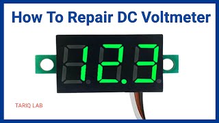 How To Repair DC Voltmeter [upl. by Corron250]