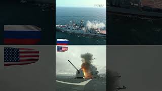 Naval battle exercise US Navy vs Russian Navy [upl. by Filip]