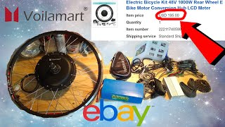 THE CHEAPEST EBIKE BUILD 48v 1000w 1 UNBOXING [upl. by Ttoile]