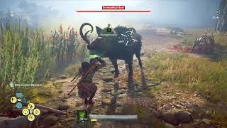 Assassins Creed Odyssey Erymanthian Boar Boss Fight [upl. by Aroon]