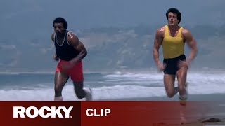 Rocky Balboa Trains with Apollo Creed  ROCKY III [upl. by Mosby924]