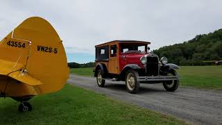 Red Hook Car Club visits the Old Rhinebeck Aerodrome 92318 [upl. by Amri]