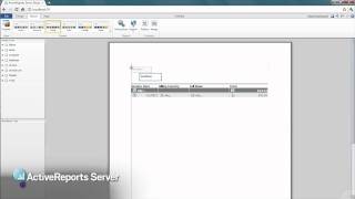 How to Create Tabular Ad Hoc Reports with ActiveReports Server from GrapeCity [upl. by Horatio]