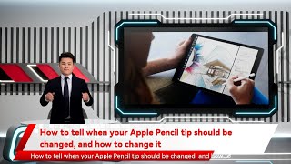 CRAZY how easy it is to replace the APPLE PENCIL tip [upl. by Elkraps]