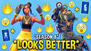 These Fortnite Dances Look Better With These Skins SEASON 8 [upl. by Standush899]