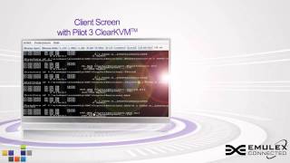 Emulex Pilot 3 ClearKVM™ Demonstration [upl. by Olney425]