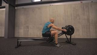 Getting Ready to Row on the Rowing Machine with Concept2 [upl. by Rubi]