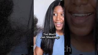 Stop Excessive Relaxed Hair Shedding On Wash Day Today shorts relaxedhair haircaretips [upl. by Bresee]