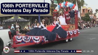 106th Porterville Veterans Day Parade  November 11 2024 [upl. by Saltzman]