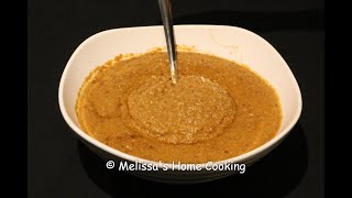 How To Make Authentic Satay Peanut Sauce – Melissa’s Home Cooking [upl. by Sehcaep]