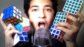 💯ASMR Rubiks Cube Triggers💯 NO TALKINGTapping Turning Scratching [upl. by Eng]