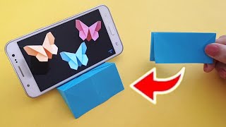 Suporte para Celular de Papel  Super Fácil  Origami [upl. by Sukramal]