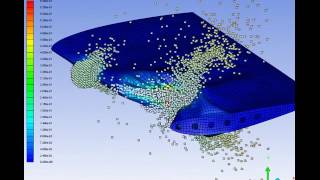 Ansys Explicit Dynamics  Multiple Bird Strikes on a Jet Wing [upl. by Attaynik]