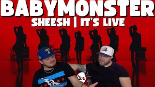 BABYMONSTER  “SHEESH” Band LIVE Concert its Live REACTION [upl. by Ojytteb]