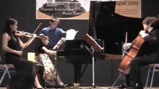 Perfect performance of Beethoven Piano Trio Op 1 No 1 at the Vianden Music Festival  Umi Garrett [upl. by Iatnahs]