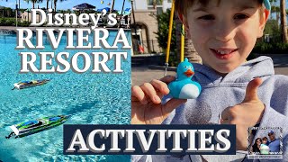 Disneys RIVIERA Resort ACTIVITIES in Disney World [upl. by Lightman525]