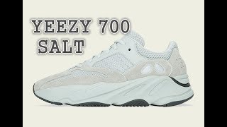 Unboxing Yeezy 700 Salt  ON FEET REVIEW [upl. by Erik]