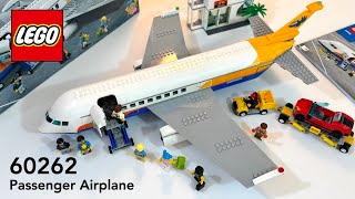 LEGO City 60262 Passenger Airplane Build  4K HD [upl. by Ittap]