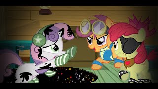 Green Hills but Sweetie Belle Scootaloo and Apple Bloom FNF MLP  UTAU Cover [upl. by Frodina]