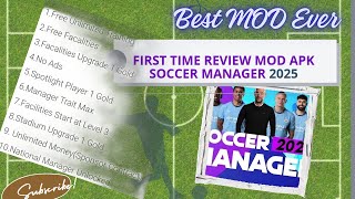 PERTAMA KALI NYOBA MOD APK SOCCER MANAGER 2025 NO ROOT [upl. by Joao]