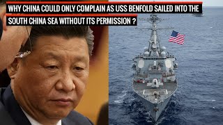 China claims USS Benfold made illegally entry but does nothing [upl. by Essex]