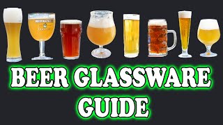 BEER GLASSES EXPLAINED Why are there so many Do they matter [upl. by Elleined]