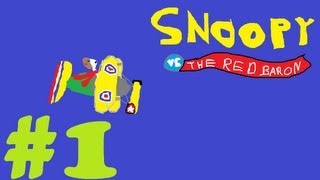 Snoopy vs The Red Baron Playthrough Part 1  ROOT BEER [upl. by Darill]