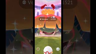 Getting Lucky With✨️Shiny Gigantamax Venusaur in pokemongo [upl. by Mandler]