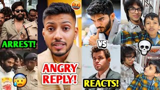 Tech Burner ANGRY REPLY to CONTROVERSY 😡 Allu Arjun ARRESTED Gukesh Vs Magnus Sourav Joshi BB [upl. by Hallagan]