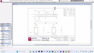 Comment imprimer le ferraillage dune poutre sur une même feuille dans robot [upl. by Pietra]
