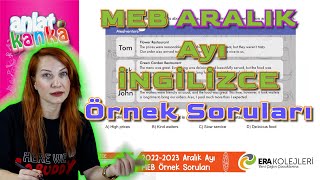 Aralık Ayı Örnek Sorular İngilizce LGS 2023 [upl. by Reilly159]