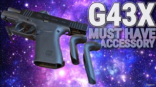 NEW Glock 43X48 Extended BeavertailBackstrap Eliminates Slide Bite amp Increases Length of Pull [upl. by Bernat]