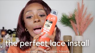 The perfect lace melt install beginner friendly  Ebin wonder lace bond  Alex L [upl. by Criswell]