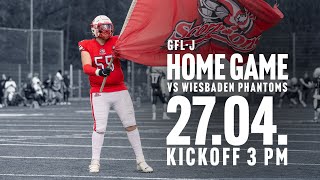 Stuttgart Scorpions GFLJ Vs Wiesbaden Phantoms [upl. by Kramnhoj]