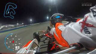 Onboard OK Senior Adria  2018 WSK Collective test  Boldizsar Szabo [upl. by Airat]