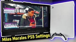 Miles Morales PS5 HDR Analysis  Best Settings Adjustable to 10000 Nits But Should You [upl. by Elleimac228]