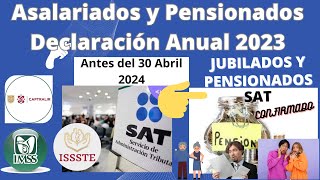 CARLOS MARTINEZ está en vivo 🔴 Declaración Anual Asalariados Jubilados y Pensiones 2023 30 Abril🔴 [upl. by Fusco]