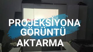 Bilgisayar ekranını projeksiyona yansıtma [upl. by Close]