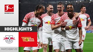 Openda amp Sesko Score Again  RB Leipzig  Union Berlin 20  Highlights  MD 20 – Bundesliga 202324 [upl. by Aneelad]