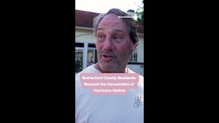 Rutherford County Residents Recount the Devastation of Hurricane Helene [upl. by Paley]